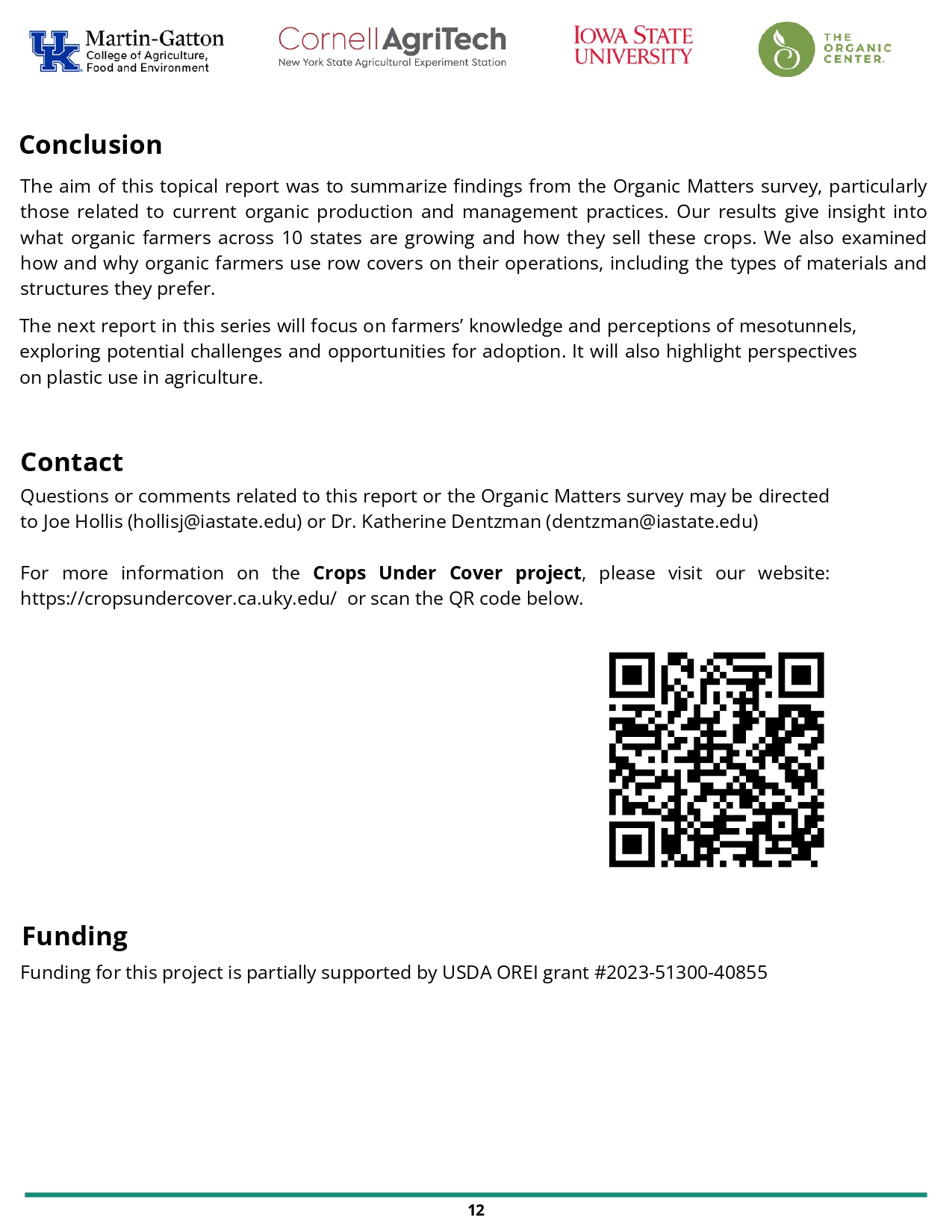 National Survey Conclusion